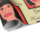 Cadeau Glam Pearls Avatar papier d'enveloppement d'annive (Coin rond)