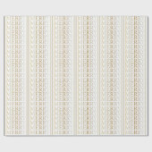 Cadeau Gold Joyeux Noël Papier d'enveloppement de Noël (Plat)