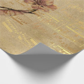 Cadeau Golden Song Music Matte Wrapper Papier (Coin)
