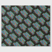 Cadeau Graffiti Joyeux Anniversaire Papier (Plat)