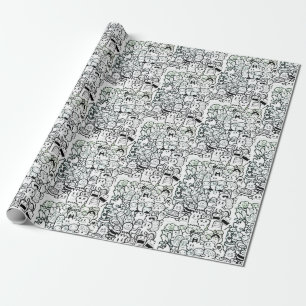 Cadeau GRAFITTI HAPPY MONSTER Wrapping Papier