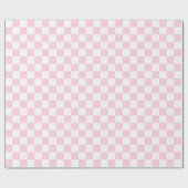 Cadeau Grand papier d'emballage rose-clair et de blanc de (Plat)