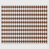 Cadeau Grand papier d'enveloppement Brown et blanc (Plat)