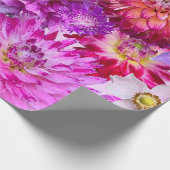 Cadeau Grande conception de fleurs lumineuses sur papier (Coin)