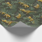 Cadeau Green Leopard Jungle Safari envelopper papier roul (Coin)