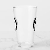 Cadeau Groomsmen | Black Bow Cravate Mariage verre (Gauche)