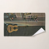 cadeau guitariste cool (Serviette à main)