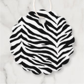 Cadeau-Gunst Labels-Zebraprint Bedankjes Labels (Voorkant)