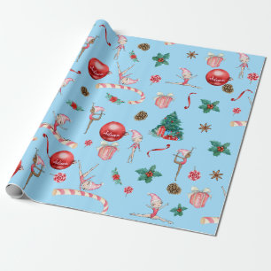 Cadeau Gymnastique Enveloppement de Noël Papier personnal