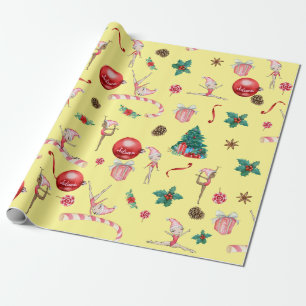 Cadeau Gymnastique Enveloppement de Noël Papier personnal