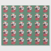 Cadeau "HABIBI saoudien eggs" le vert de papier (Plat)