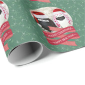 Cadeau "HABIBI saoudien eggs" le vert de papier (Coin rond)