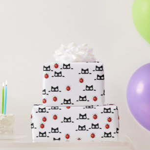 Cadeau Halloween chats Papier à envelopper