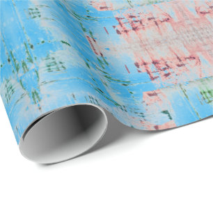 Cadeau HAMbWG - Papier d'emballage - bleu ciel désossé