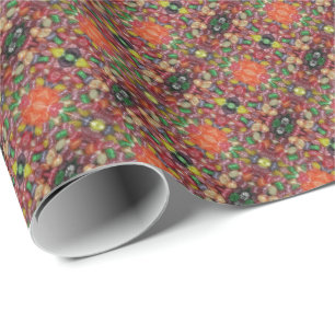 Cadeau HAMbyWG - Papier d'emballage - Motif de bonbons de