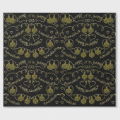 Cadeau Hanoukka Envelopper le papier "Happy, Happy Hanouk (Plat)