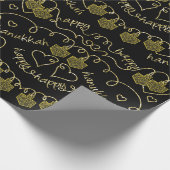 Cadeau Hanoukka Envelopper le papier "Happy, Happy Hanouk (Coin)