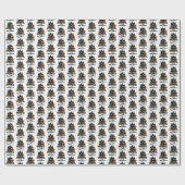 Cadeau Happy Halloween papier Motif Éffrayant (Plat)