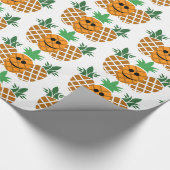 Cadeau Happy Pineapple Design - Papier brillant, 30 (Coin)