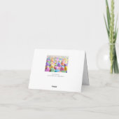 Cadeau Hartjes Valentijn Feestdagen Kaart (Achterkant)