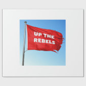 Cadeau Haut Rebels thème papier d'enveloppement (Plat)