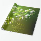 Cadeau Heureuse Sainte-Valentin 19 Options Papier d'embal (Déroulé)