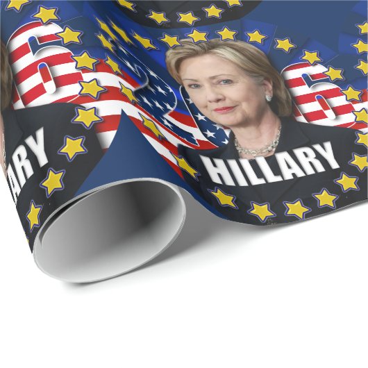Cadeau Hillary Clinton pour le président 2016 papier (Coin rond)