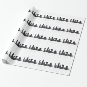 Cadeau HORIZON d'ATLANTA la GÉORGIE - papier d'emballage