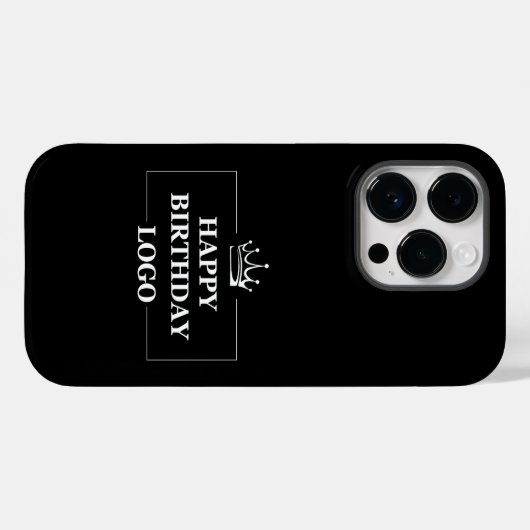 Cadeau-idee, gepersonaliseerde verjaardagsaangepas Case-Mate iPhone case (Achterkant (horizontaal))