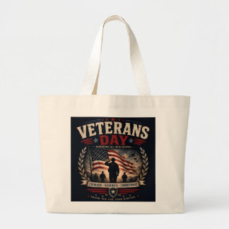 Cadeau-idee voor militaire veteranen - waardering grote tote bag