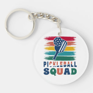Cadeau-idee voor pickleball-spelers sleutelhanger
