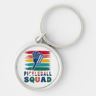 Cadeau-idee voor pickleball-spelers sleutelhanger