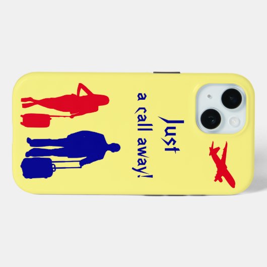 Cadeau-ideeën 'Blijf in contact' Case-Mate iPhone Case (Achterkant (horizontaal))