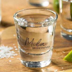 Cadeau-ideeën voor bruidsmeisjes met persoonlijke  shot glas