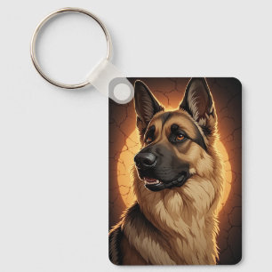 🐾 Cadeau-ideeën voor Duitse Herdershond liefhebbe Sleutelhanger