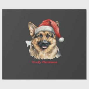 Cadeau-ideeën voor Kerstmis voor Duitse Herdershon Cadeaupapier
