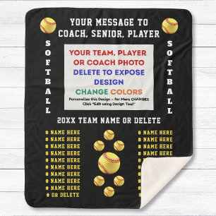 Cadeau-ideeën voor Softbal Coaches, Senioren Avond Sherpa Deken