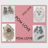 Cadeau Illustrations originales de papier d'emballage (Plat)