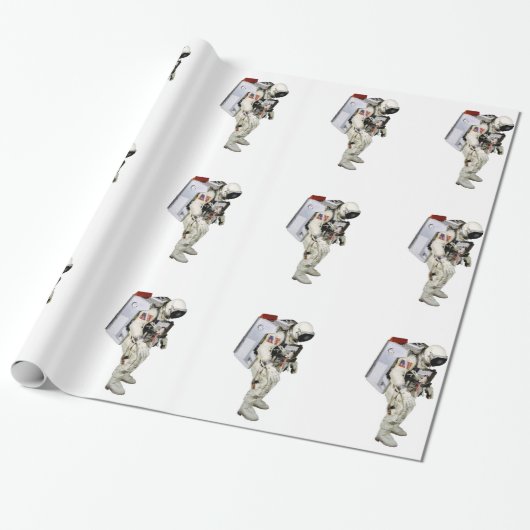Cadeau Image d'astronaute pour papier brillant (Déroulé)