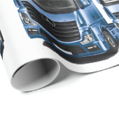 Cadeau Image de camion pour le papier d'enveloppement (Coin rond)