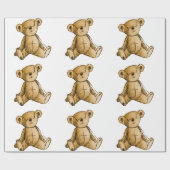 Cadeau Image de l'ours en peluche pour le papier d'envelo (Plat)