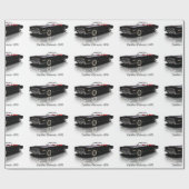 Cadeau Image de voiture classique pour papier brillant (Plat)