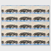 Cadeau Image de voiture classique pour papier brillant (Plat)