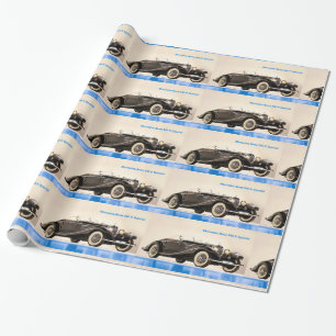 Cadeau Image de voiture classique pour papier brillant