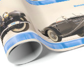 Cadeau Image de voiture classique pour papier brillant (Coin rond)