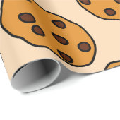 Cadeau impression biscuit sur papier d'emballage à la crè (Coin rond)