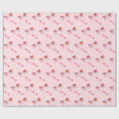 Cadeau Imprimer Vintage tendance papier Valentine (Plat)