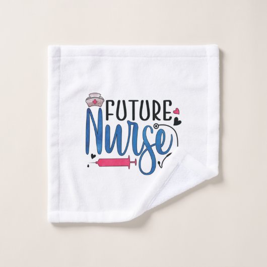 Cadeau infirmière | future infirmière (Gant de toilette)
