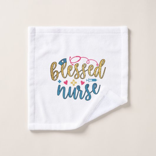 Cadeau infirmière | Infirmière bénie (Gant de toilette)