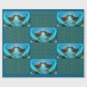 CADEAU INSÉPARABLES - PAPIER EN LAVAGE BLEU (Plat)